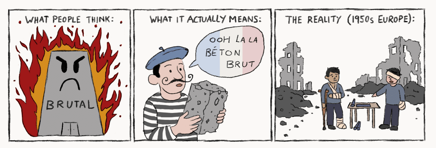 what is brutalism illustration